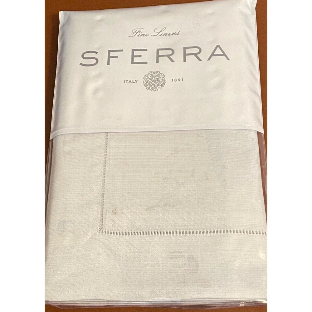 NIP SFERRA Kara 5790 King Pillow Sham 100% Cotton Sateen Jacquard ITALY Blush